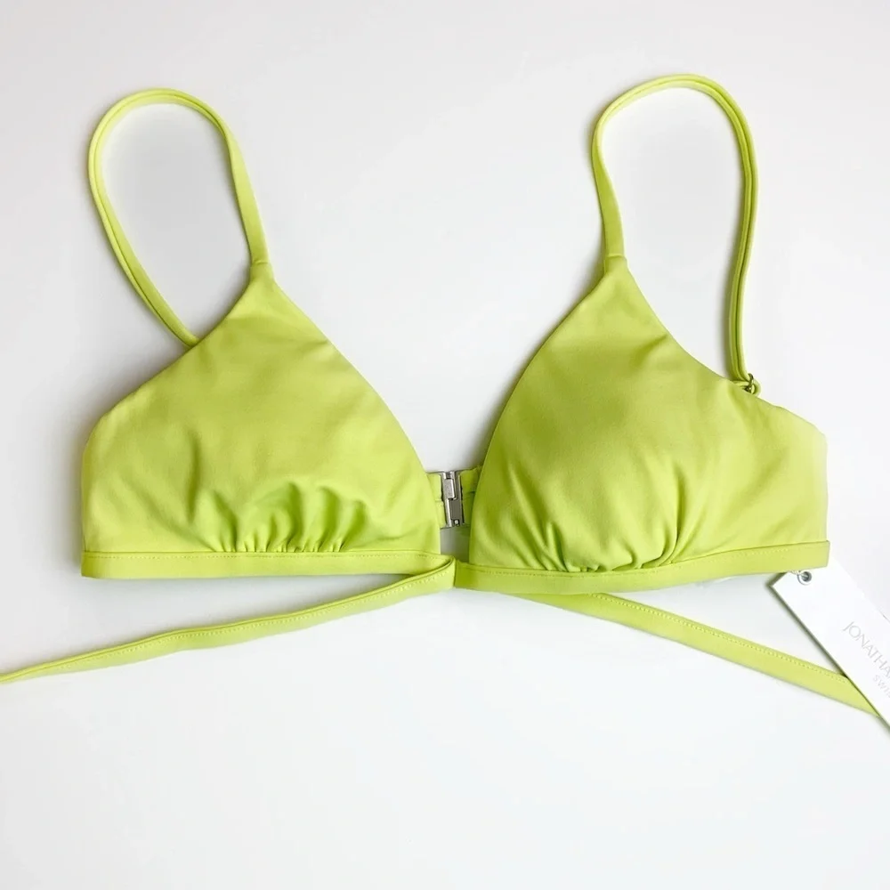 Jonathan Simkhai Harlen Bikini Top Size S NWT